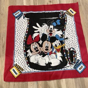 Disney Vintage Bandana Handkerchief Walt Disney World 80’s